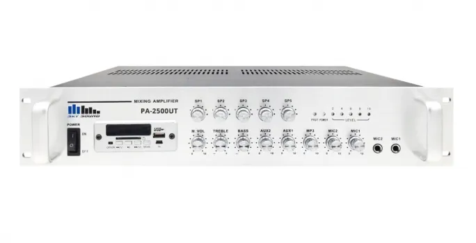 Трансляционный усилитель мощности - Sky Sound PA-2500UT (5-ZONE)