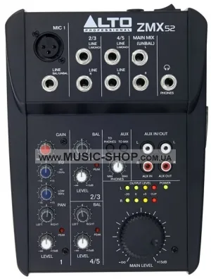 Мікшерний пульт - Alto Professional ZMX52