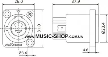 Роз'єм - Roxtone RAC3MPI