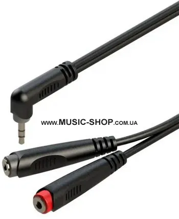 Готовый кабель Roxtone RAYC310AL02, 2х1x0.14 кв. мм, вн. диаметр 4x8 мм, 0,2 м