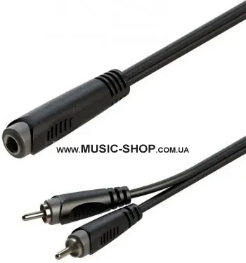 Готовый кабель Roxtone RAYC530L02, 2х1x0.14 кв. мм, вн. диаметр 4x8 мм, 0,2 м