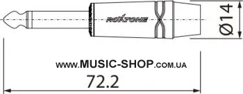 Разъем - Roxtone RJ2PP-NS-BG