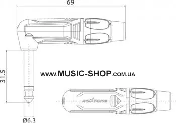 Разъем - Roxtone RJ2RP-NN