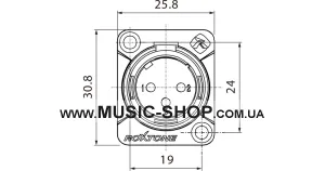 Роз'єм - Roxtone RX3MD-NT
