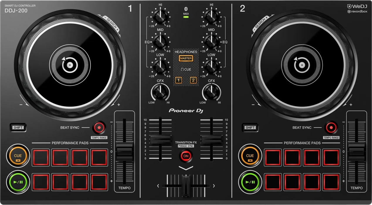 DJ контролер - Alpha Theta (Pioneer) DDJ-200