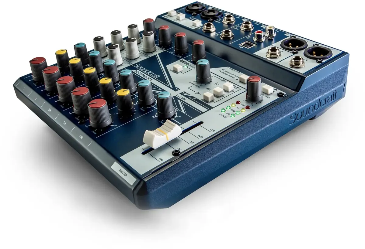 Аналоговий мікшерний пульт - Soundcraft Notepad 8FX