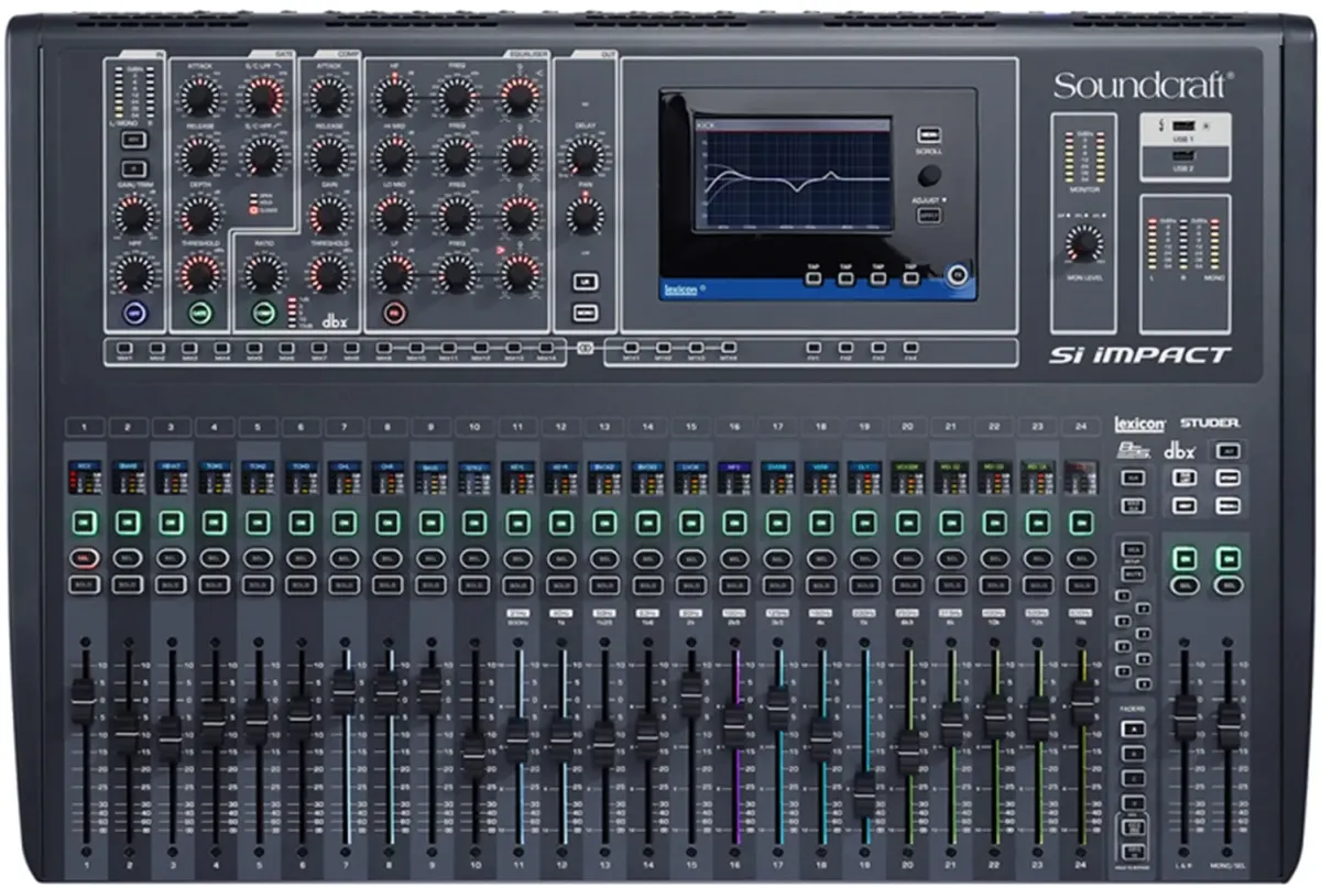 Цифровий мікшерний пульт - Soundcraft Si Impact