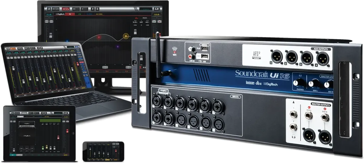 Цифровий мікшерний пульт - Soundcraft Ui16