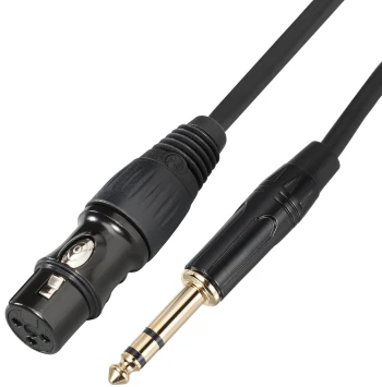 Готовий кабель - 4all Audio XLR F - 6.35 TRS Stereo 1M