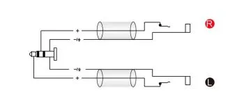 Готовый кабель Roxtone RAYC310AL02, 2х1x0.14 кв. мм, вн. диаметр 4x8 мм, 0,2 м