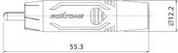 Разъем - Roxtone RF2C-BG