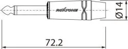 Разъем - Roxtone RJ2PP-NS-BG