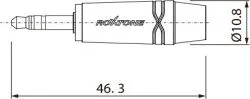 Роз'єм - Roxtone RMJ3PP-45-NN