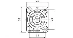 Роз'єм - Roxtone RS4MD-T