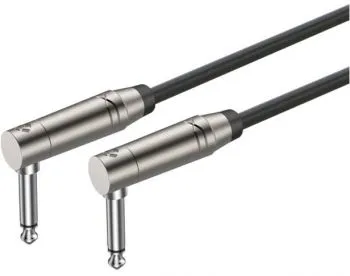 Готовый инструментальный кабель Roxtone SGJJ230L03, 1x0.22 кв.мм, вн.диаметр 6 мм, 0.3 м
