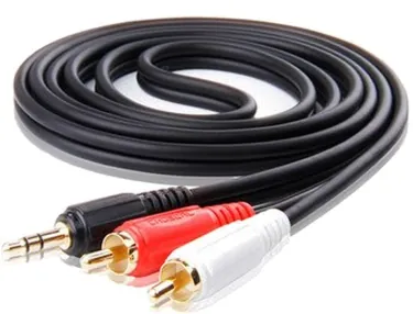 Міжблочний кабель Mini Jack - 2RCA - Sky Sound RC-001 (1.5m) PRO