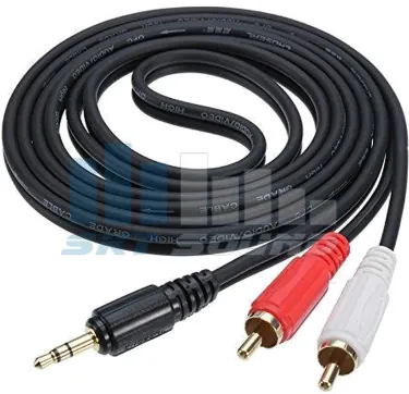 Міжблочний кабель Mini Jack - 2RCA - Sky Sound RC-002 (3m) PRO