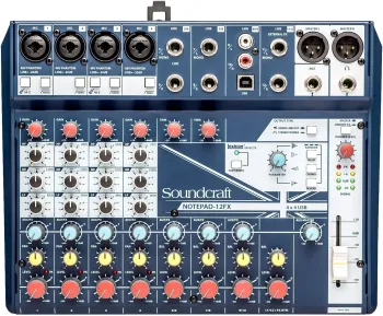 Аналоговий мікшерний пульт - Soundcraft Notepad 12FX