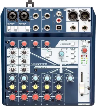 Аналоговий мікшерний пульт - Soundcraft Notepad 8FX