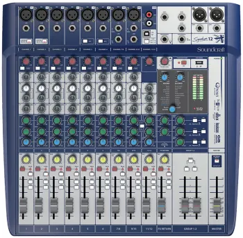 Аналоговий мікшерний пульт - Soundcraft Signature 12